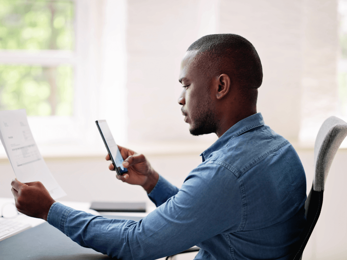 Professional invoicing interface